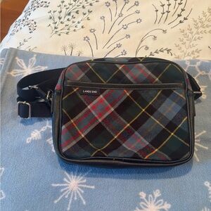 Lands' End Plaid Crossbody Bag - Multicolor